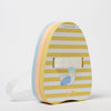 SUNNYLIFE Bubble Back Float Sid the Seagull - Mustard Stripe