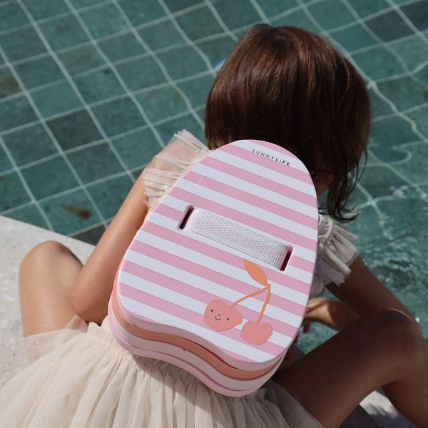 SUNNYLIFE Bubble Back Float - Cotton Candy Cherry