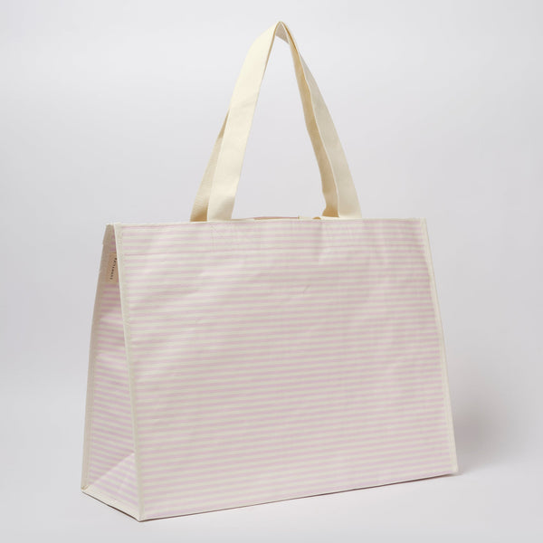 SUNNYLIFE - Beach Bag Carryall Pink Stripe