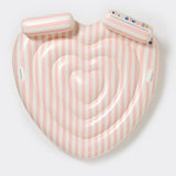 SUNNYLIFE Pool Float Lie On Twin - Pink Heart