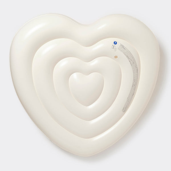 SUNNYLIFE Pool Float Lie On Twin - Pink Heart