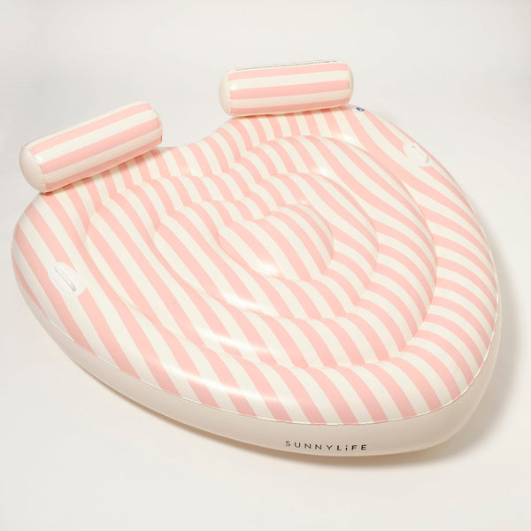 SUNNYLIFE Pool Float Lie On Twin - Pink Heart