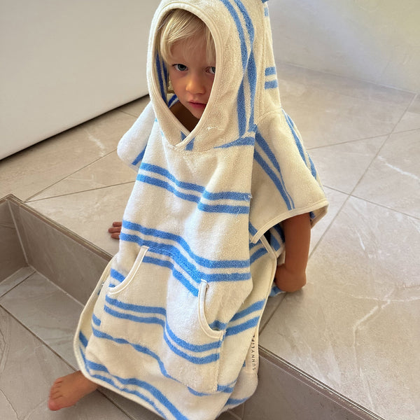 SUNNYLIFE Kids Hooded - Towel Blue