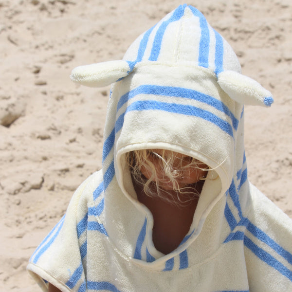 SUNNYLIFE Kids Hooded - Towel Blue