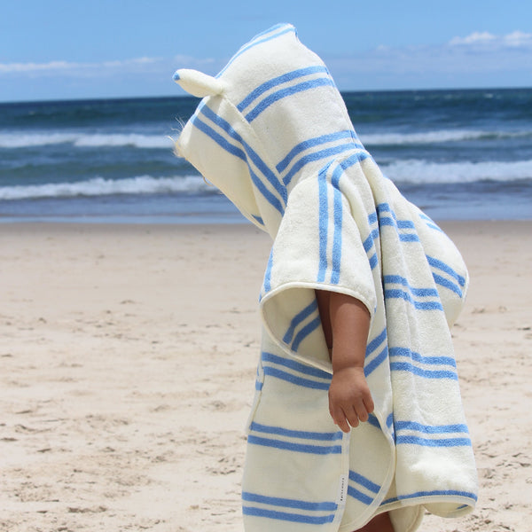 SUNNYLIFE Kids Hooded - Towel Blue