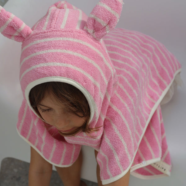SUNNYLIFE Hooded Towel - Cotton Candy Pink