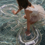 SUNNYLIFE Pool Float Lie On K - Cotton Candy Glitter
