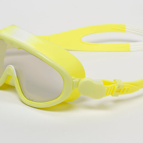 SUNNYLIFE Swim Mask Salty the Shark Neon - Yellow