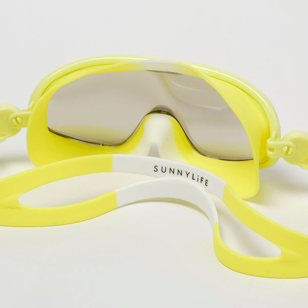SUNNYLIFE Swim Mask Salty the Shark Neon - Yellow