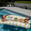 SUNNYLIFE Pool Float Lie On Twin -Hammock Casa Sand Stripe