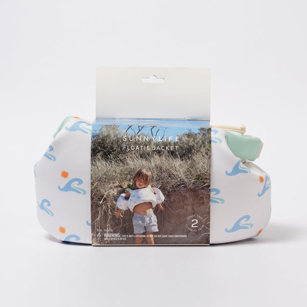 SUNNYLIFE Jacket 3-6 Sid the - Seagull Blue Wave