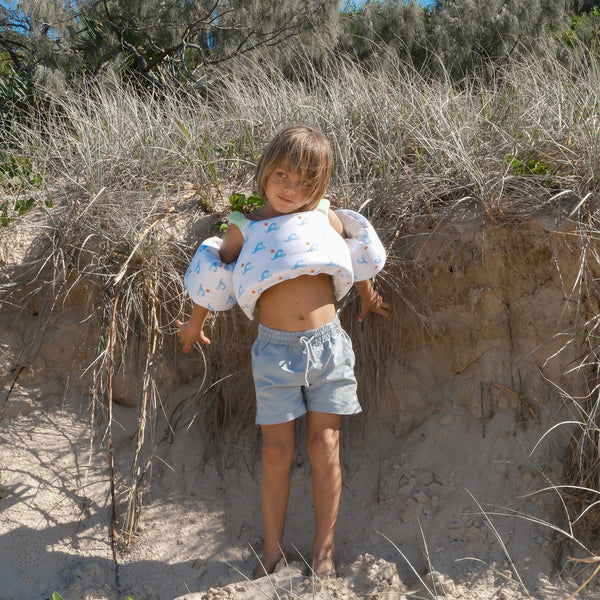 SUNNYLIFE Jacket 3-6 Sid the - Seagull Blue Wave