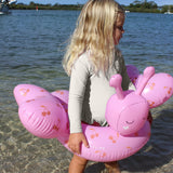 SUNNYLIFE Kids Tube Pool Ring Cotton Candy - Cherry