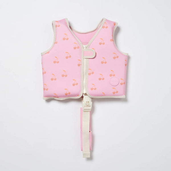 SUNNYLIFE Little Kids 2-3 Cotton Candy Cherry - Swim Vest