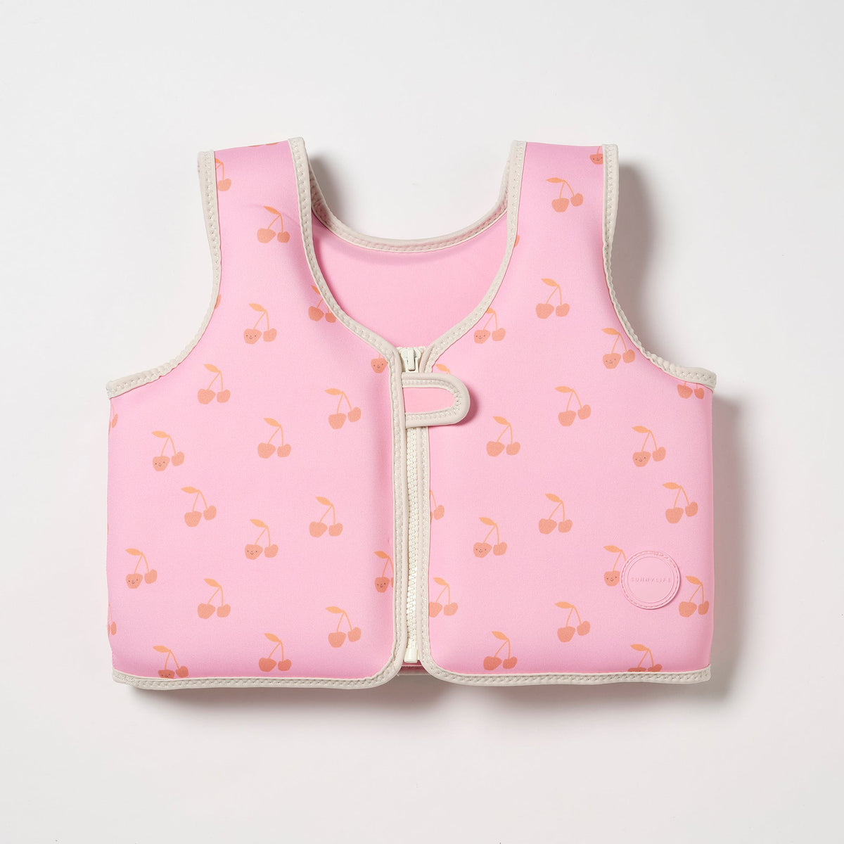 SUNNYLIFE Kids Swim Vest Cotton Candy Age 3-6 Years - Cherry