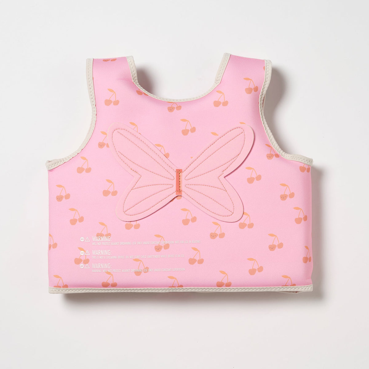 SUNNYLIFE Kids Swim Vest Cotton Candy Age 3-6 Years - Cherry