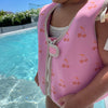 SUNNYLIFE Kids Swim Vest 3-6 Cotton - Candy Cherry