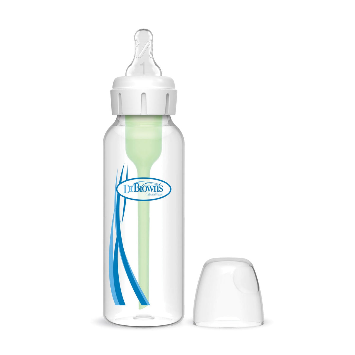 Dr. Brown’s Natural Flow Anti-Colic Options+ Narrow Baby Bottle 250ml Clear