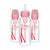 Dr. Brown's Natural Flow Anti-Colic Options+ Narrow Baby Bottle, 8 oz/250 ml, Pink, 3-Pack
