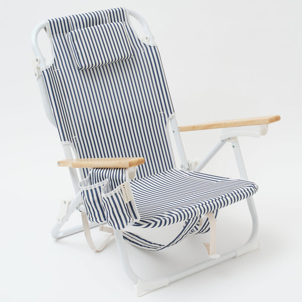 SUNNYLIFE Luxe Beach Chair The Resort Coastal Blue