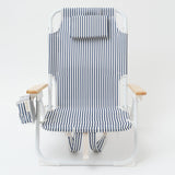 SUNNYLIFE Luxe Beach Chair The Resort Coastal Blue