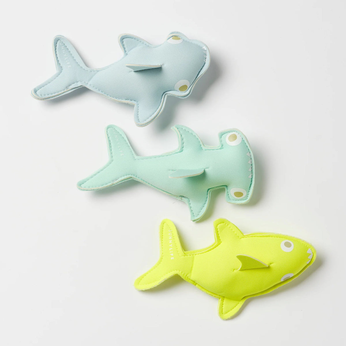 SUNNYLIFE Dive Buddies Shark Neon Set of 3 - Multi