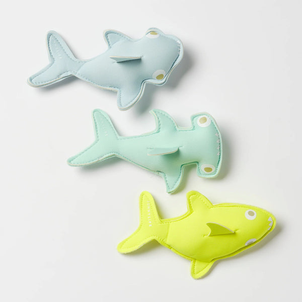 SUNNYLIFE Dive Buddies Shark Neon Set of 3 - Multi