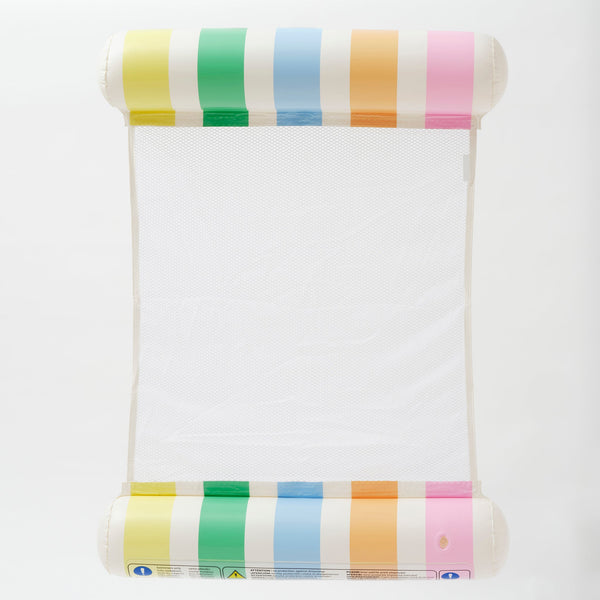 SUNNYLIFE Pool Side Hammock Float Pastel Gelato