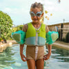 Sunnylife Salty The Shark Kids Float Bands Aqua