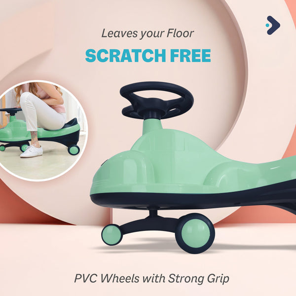 R for Rabbit Swing Car Iya Iya Zippy - Sea Green