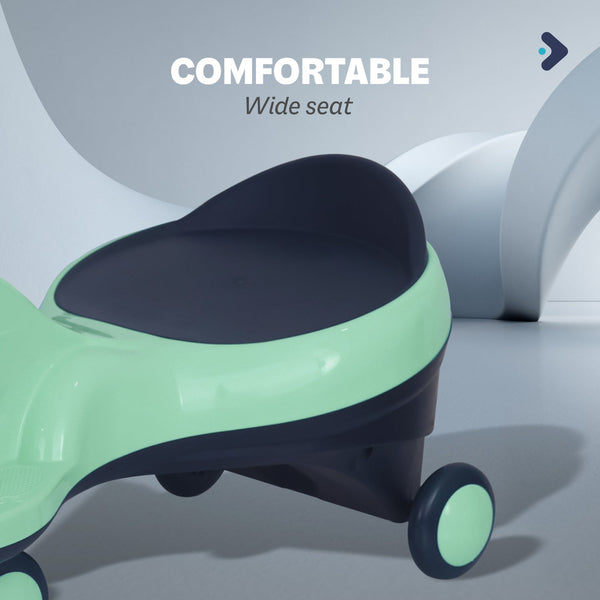 R for Rabbit Swing Car Iya Iya Zippy - Sea Green