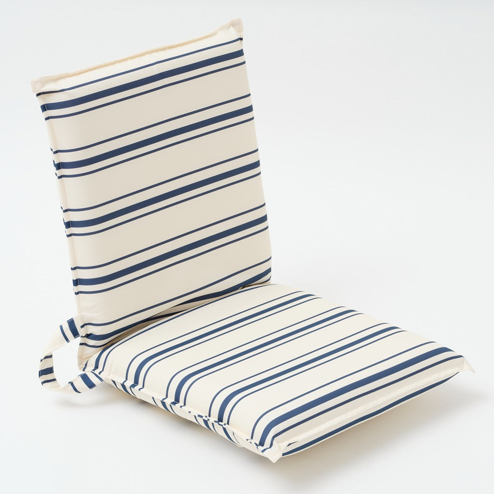 SUNNYLIFE The Resort Lean Back Beach Chair Coastal - Blue