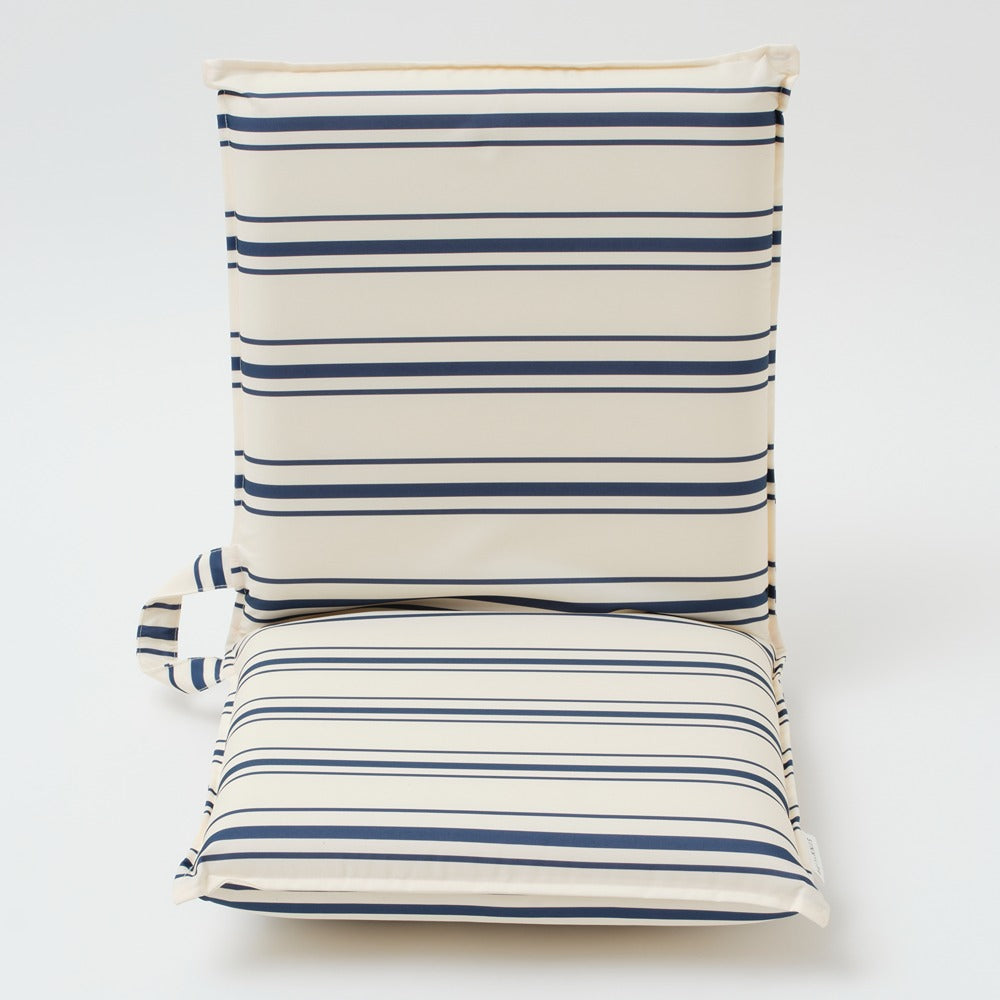SUNNYLIFE The Resort Lean Back Beach Chair Coastal - Blue
