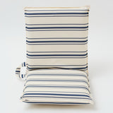 SUNNYLIFE The Resort Lean Back Beach Chair Coastal - Blue