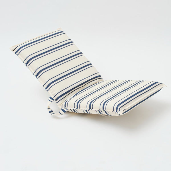 SUNNYLIFEThe Resort Lean Back Beach Chair Coastal - Blue