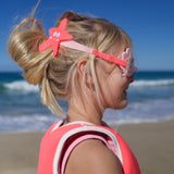 SUNNYLIFE Mini Swim Goggles Melody the Mermaid Neon Strawberry