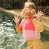 SUNNYLIFE Mini Swim Goggles Melody the Mermaid Neon Strawberry