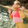 SUNNYLIFE Mini Swim Goggles Melody the Mermaid Neon Strawberry