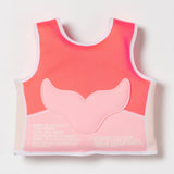 SUNNYLIFE Swim Vest 2-3 Melody the Mermaid Neon Strawberry