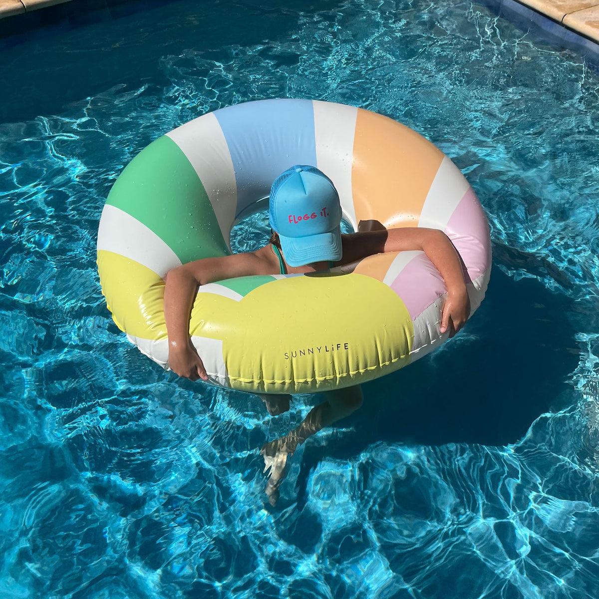 SUNNYLIFE Tube Float Pool Side Pastel Gelato