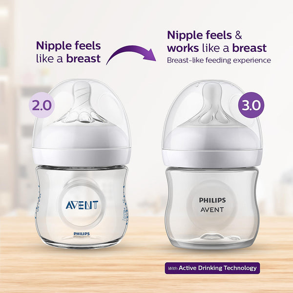Philips Avent Feeding Bottle With Natural Response Nipple 4Oz 125Ml
