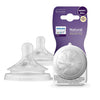 Philips Avent Nipples Natural Response 3m+ 4 Drop (Pack of 2)