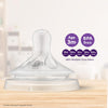 Philips Avent Nipples Natural Response 3m+ 4 Drop (Pack of 2)