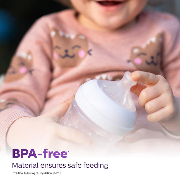 Philips Avent Nipples Natural Response 3m+ 4 Drop (Pack of 2)