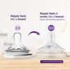 Philips Avent Nipples Natural Response 6m+ 5 Drop (Pack of 2)