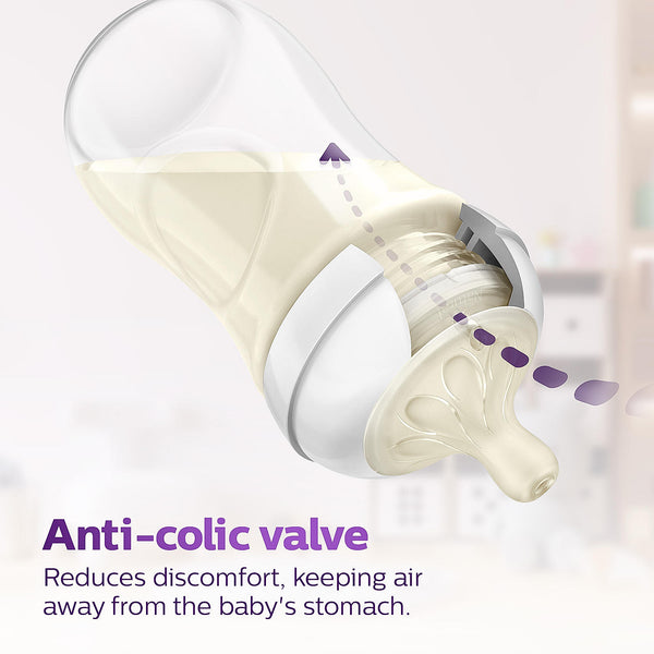 Philips Avent Nipples Natural Response 6m+ 5 Drop (Pack of 2)