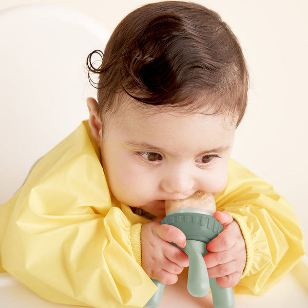 b.box Silicone Fresh Food Feeder β Blush Pink | 4M+