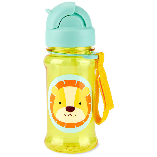Skip Hop Zoo Tritan Renew Straw Bottle 355ml Leni Lion – Yellow