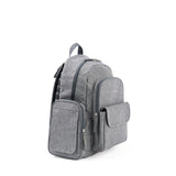 Skip Hop Luna Nappy Bag Backpack Diaper Bag Heather Grey