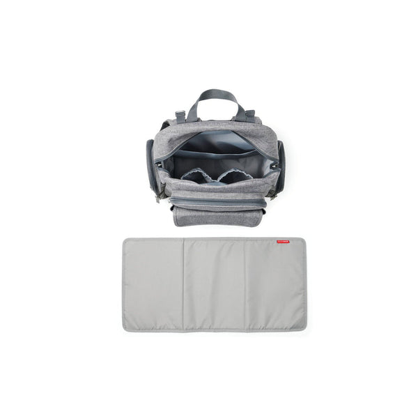Skip Hop Luna Nappy Bag Backpack Diaper Bag Heather Grey